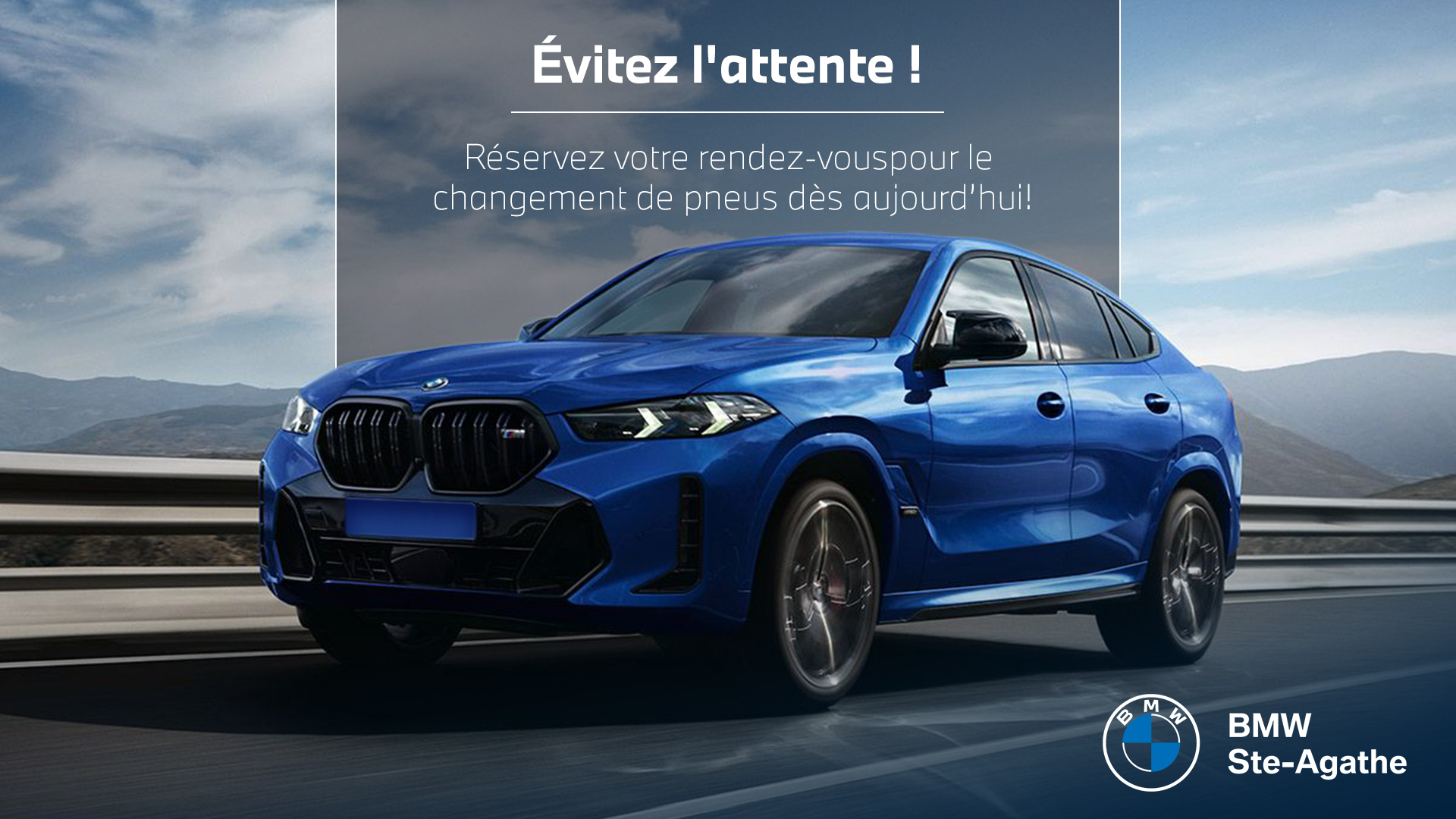 Bannière de Service - Changement de pneus